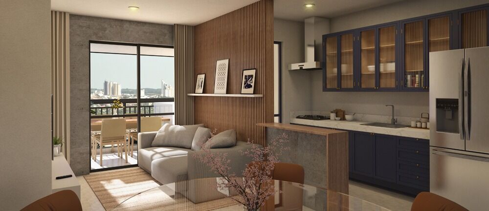 Apartamento à venda com 3 quartos, 67m² - Foto 2