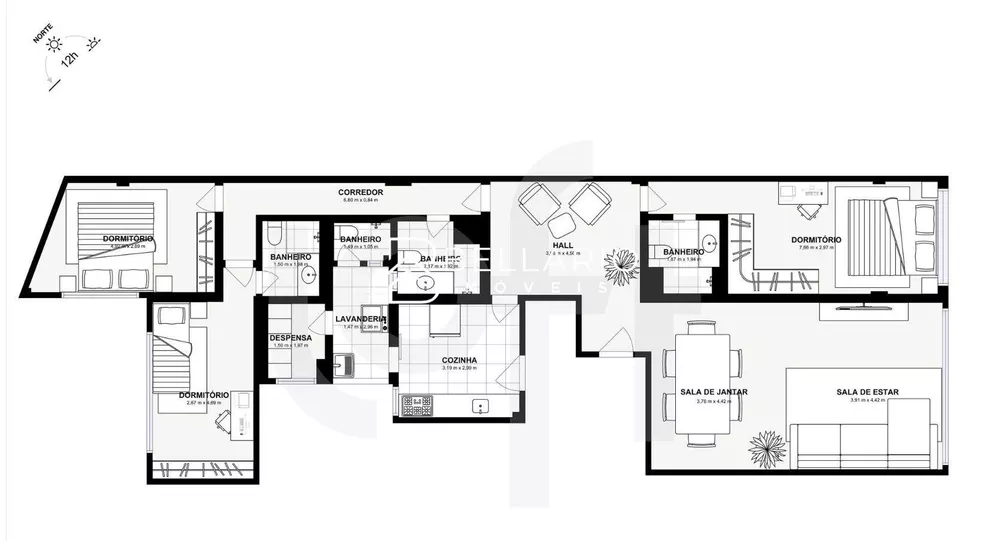Apartamento, 3 quartos, 146 m² - Foto 46