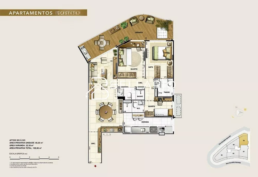 Apartamento, 3 quartos, 109 m² - Foto 43