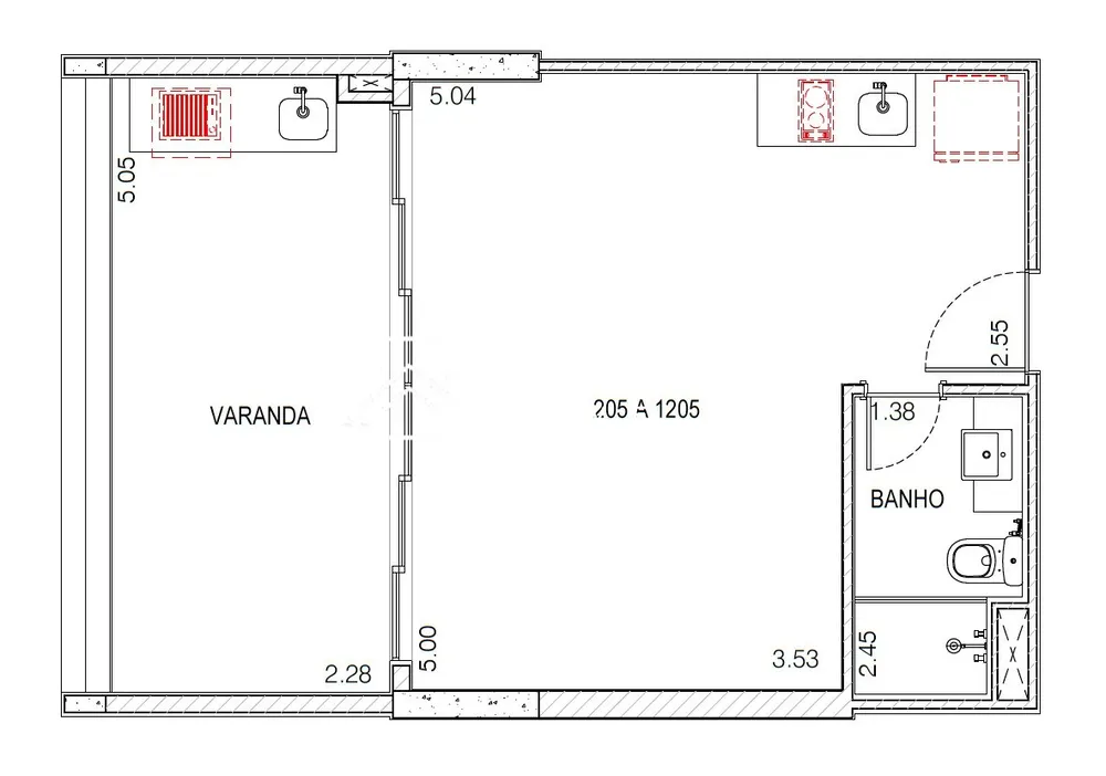 Apartamento, 1 quarto, 41 m² - Foto 11