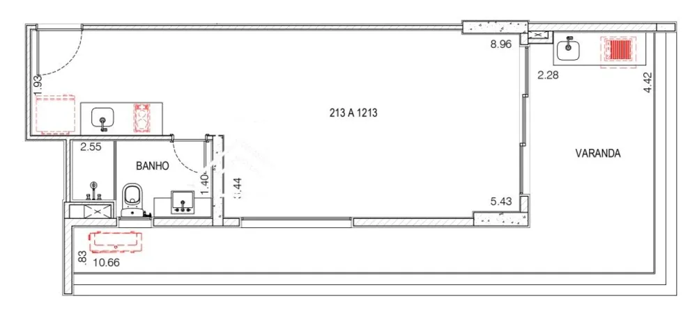 Apartamento, 1 quarto, 53 m² - Foto 14
