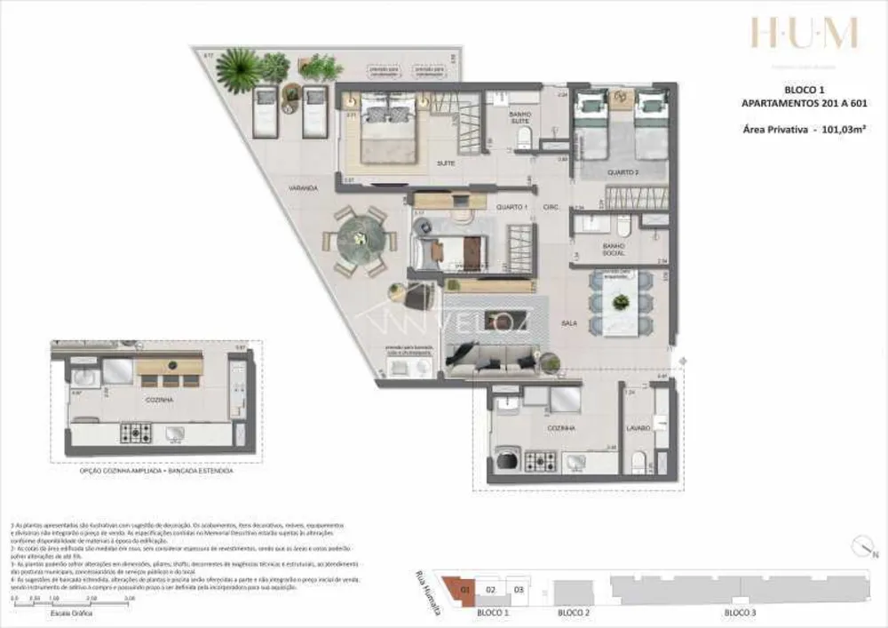 Apartamento, 3 quartos, 101 m² - Foto 9