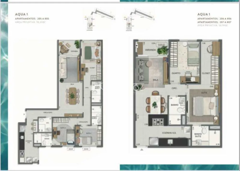 Apartamento, 3 quartos, 96 m² - Foto 2