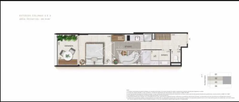 Apartamento, 1 quarto, 39 m² - Foto 10