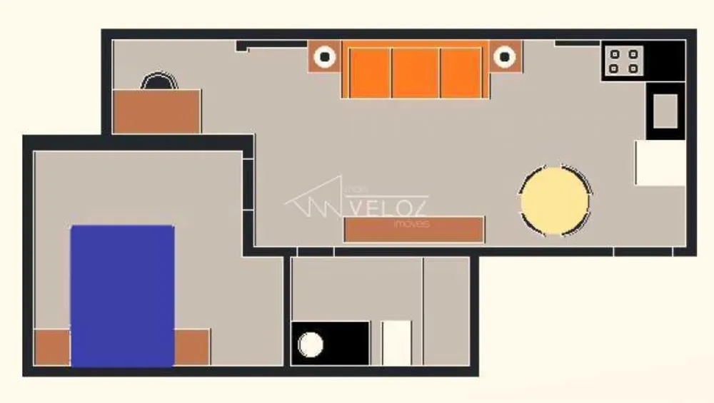Apartamento, 1 quarto, 35 m² - Foto 7