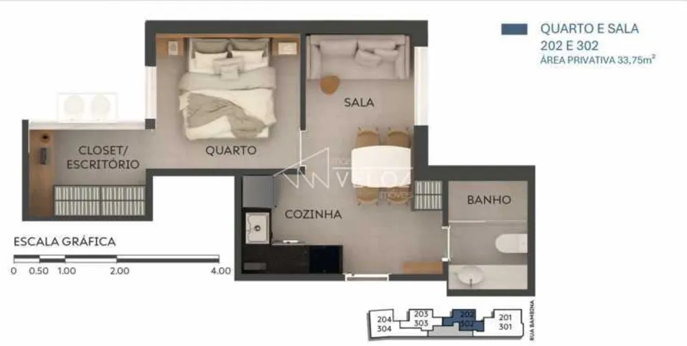Apartamento, 1 quarto, 33 m² - Foto 24