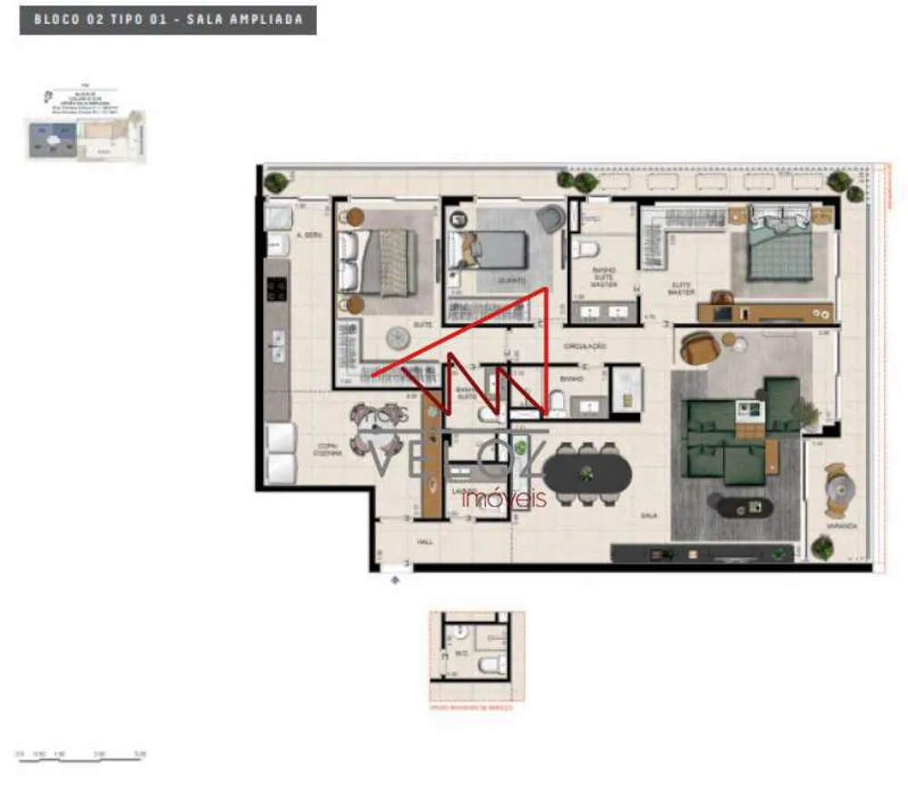 Apartamento, 3 quartos, 115 m² - Foto 14
