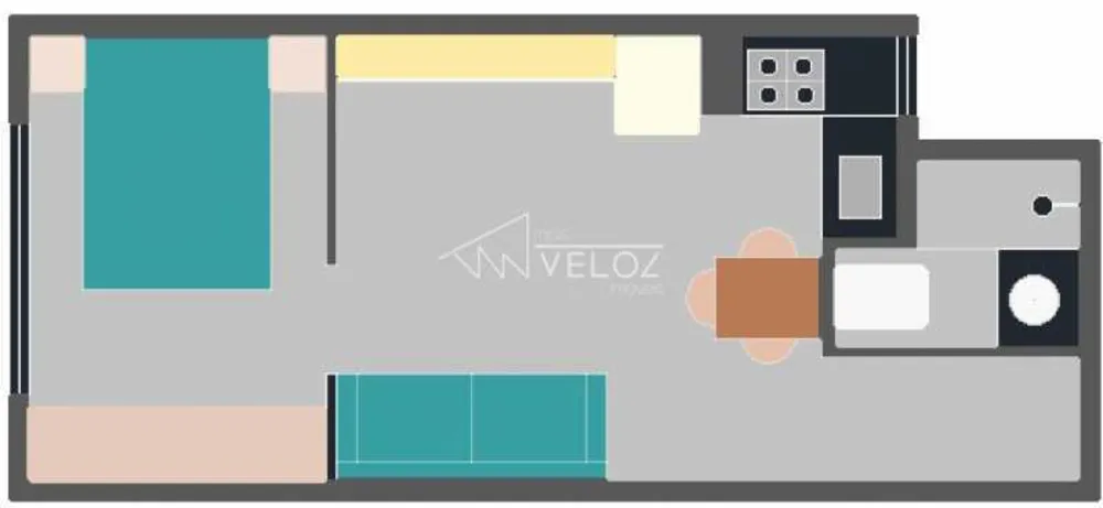 Kitnet-Studio, 26 m² - Foto 18