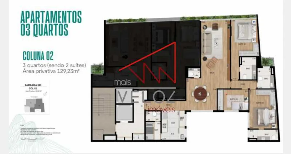 Apartamento, 3 quartos, 129 m² - Foto 10
