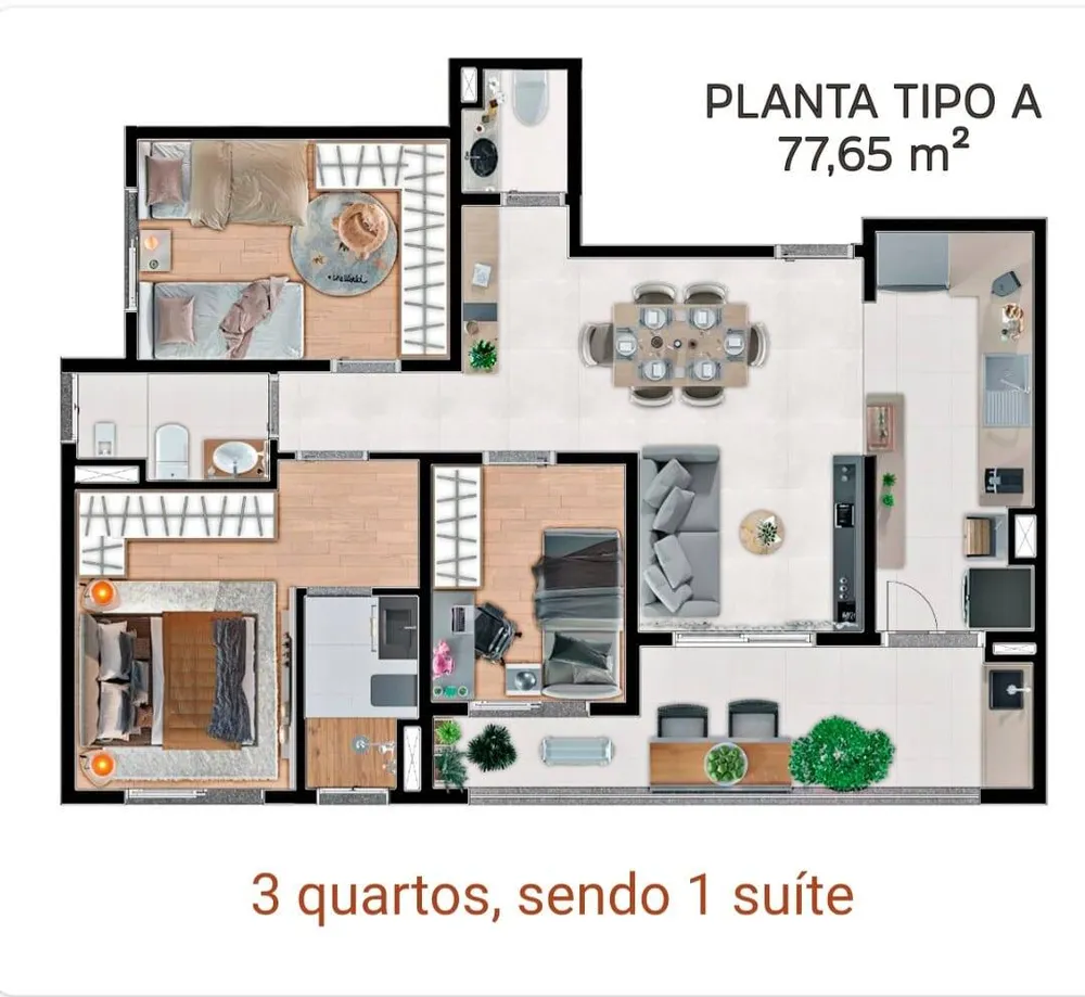 Apartamento, 2 quartos, 66 m² - Foto 16