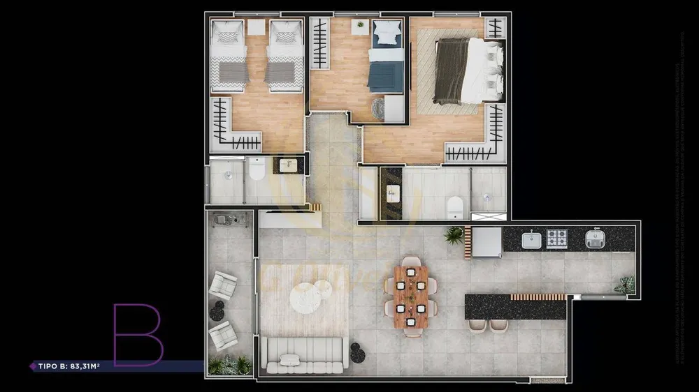 Apartamento, 2 quartos, 73 m² - Foto 10
