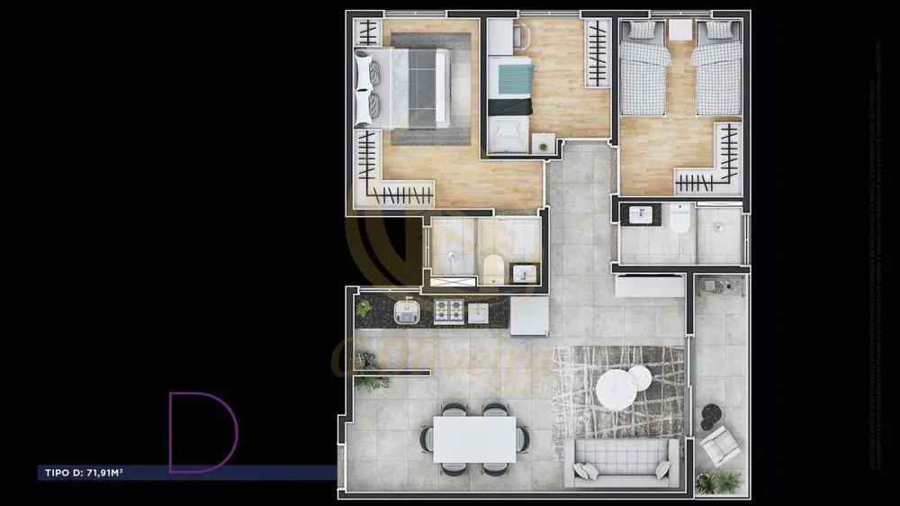 Apartamento, 2 quartos, 73 m² - Foto 11