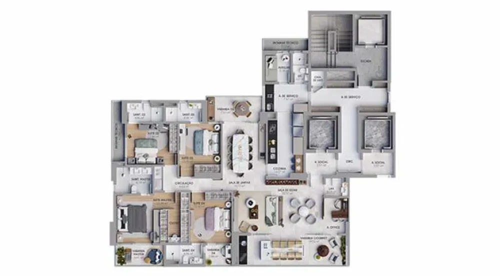 Apartamento, 4 quartos, 210 m² - Foto 16