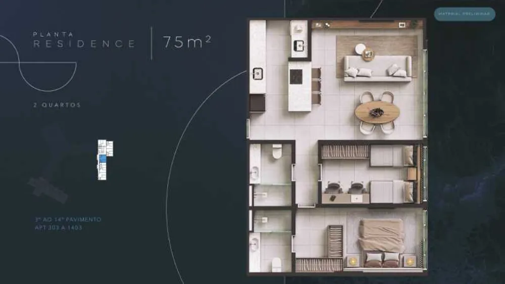 Apartamento, 1 quarto, 35 m² - Foto 13