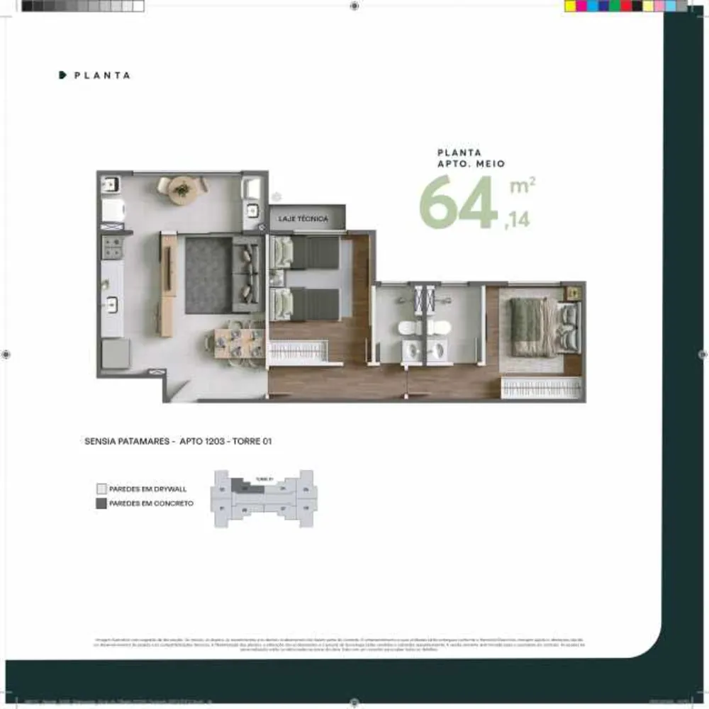 Apartamento, 2 quartos, 64 m² - Foto 19