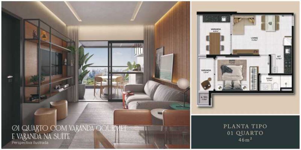 Apartamento à venda com 2 quartos, 66m² - Foto 4