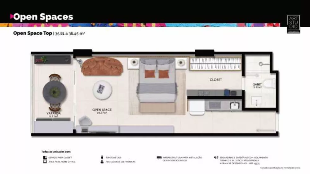 Loft, 30 m² - Foto 8