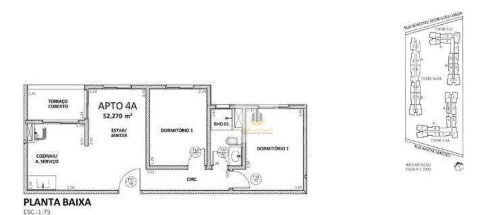 Apartamento, 2 quartos, 52 m² - Foto 3