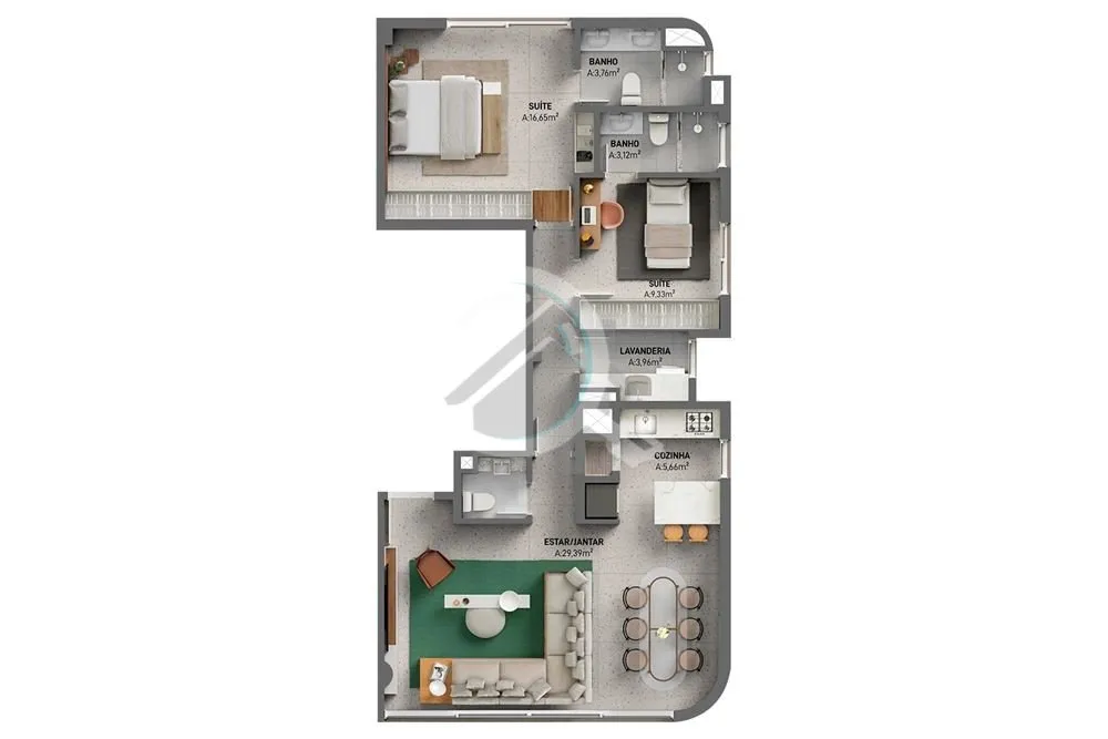Apartamento, 2 quartos, 93 m² - Foto 4