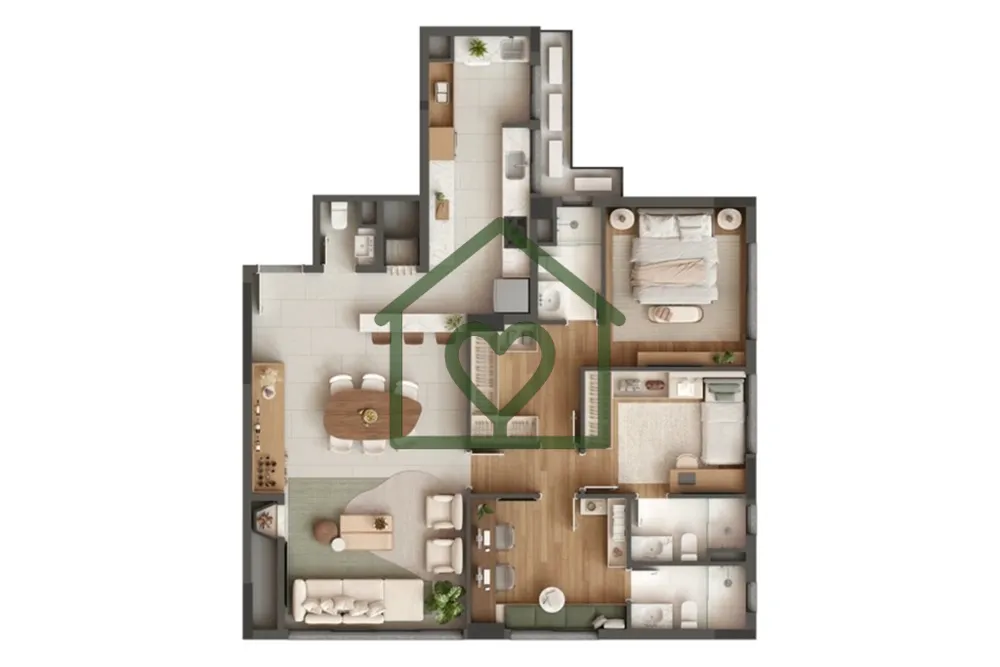 Apartamento, 3 quartos, 122 m² - Foto 4