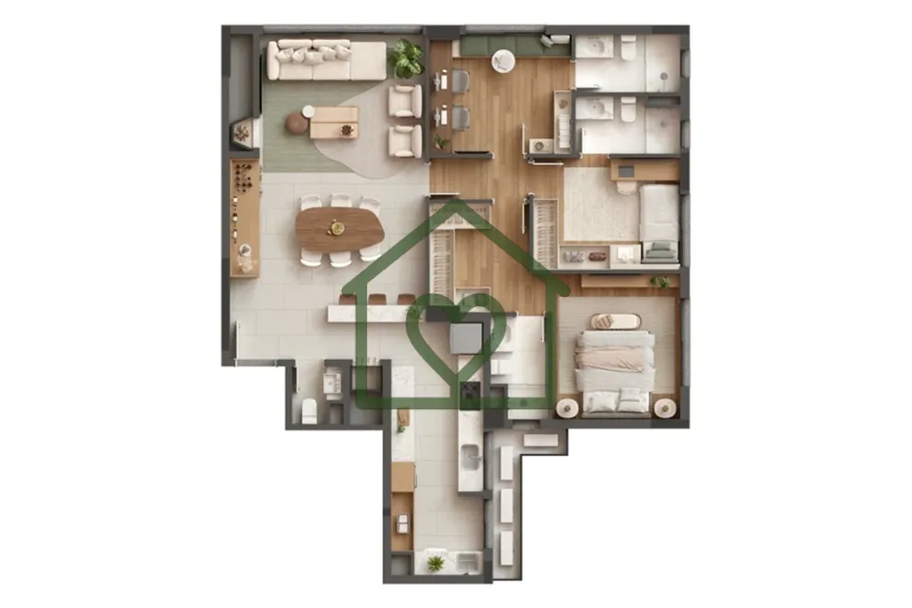 Apartamento, 3 quartos, 118 m² - Foto 4