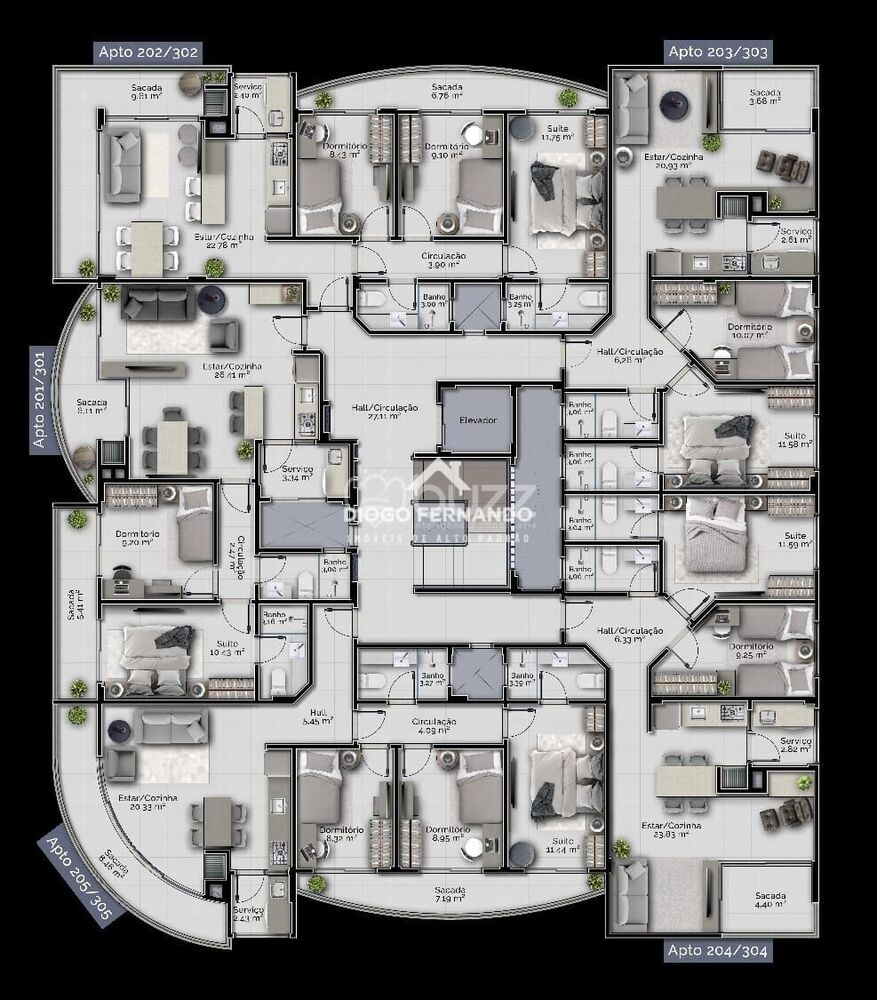 Apartamento à venda com 3 quartos, 94m² - Foto 11