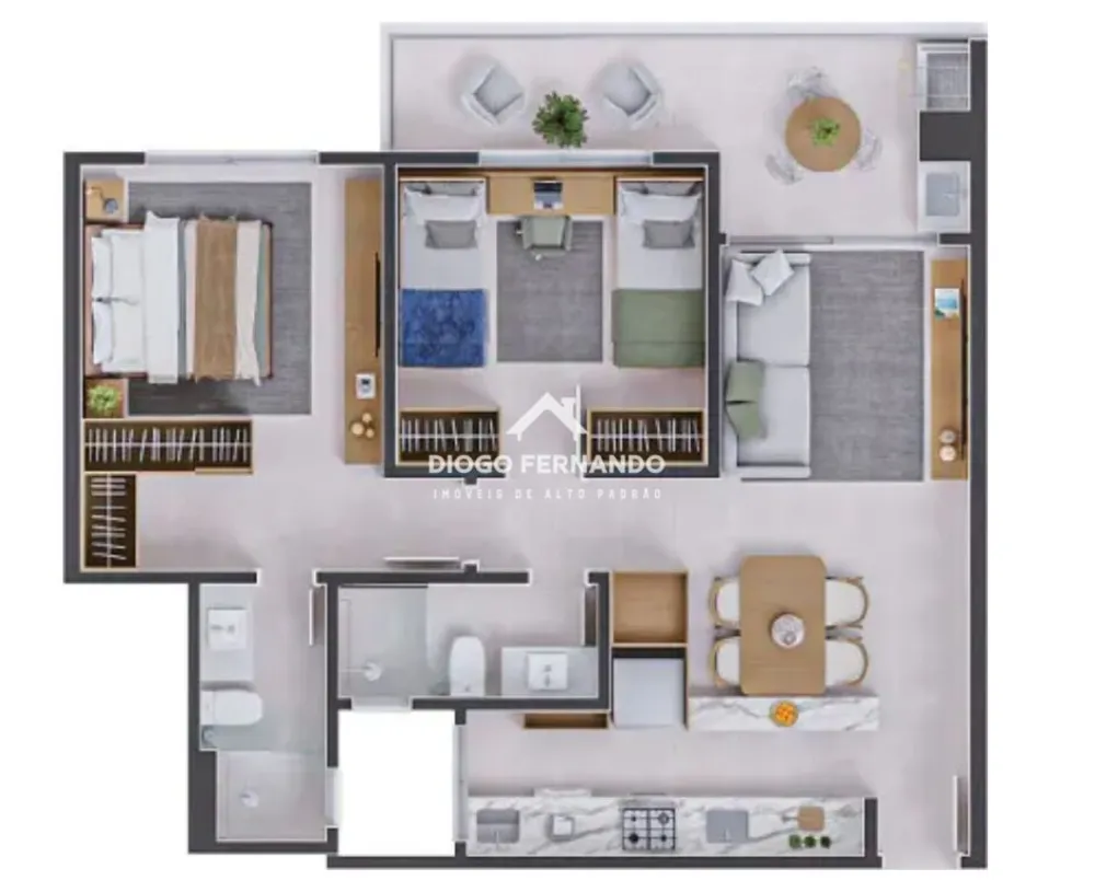 Apartamento, 2 quartos, 74 m² - Foto 4