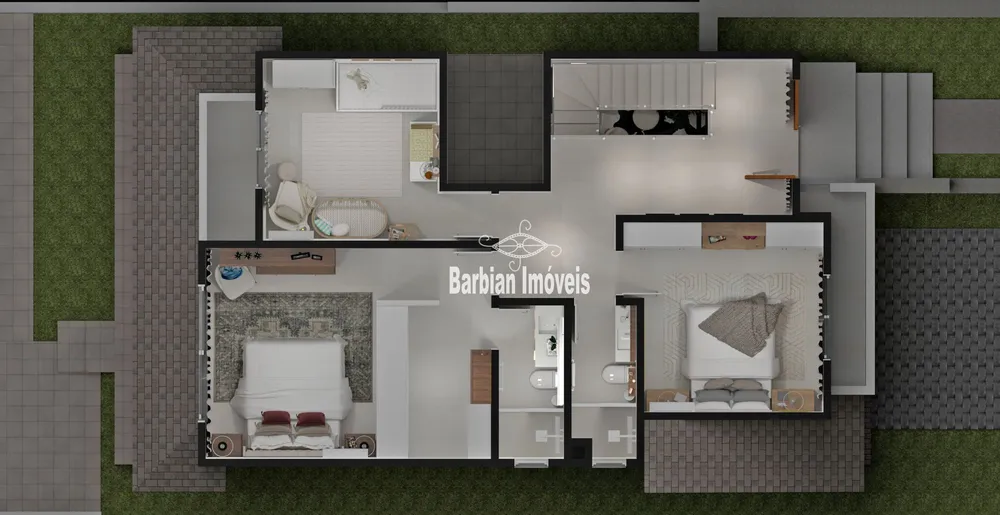 Casa, 3 quartos, 188 m² - Foto 2