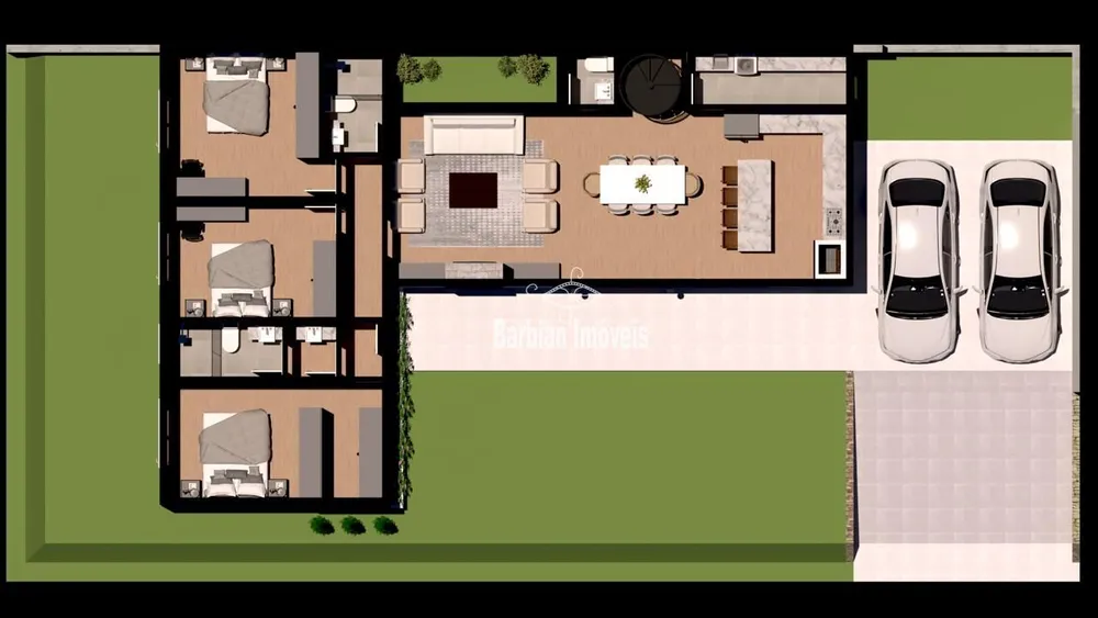 Casa, 3 quartos, 200 m² - Foto 1