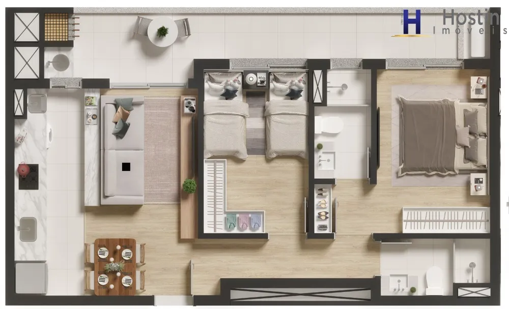 Apartamento, 2 quartos, 68 m² - Foto 12