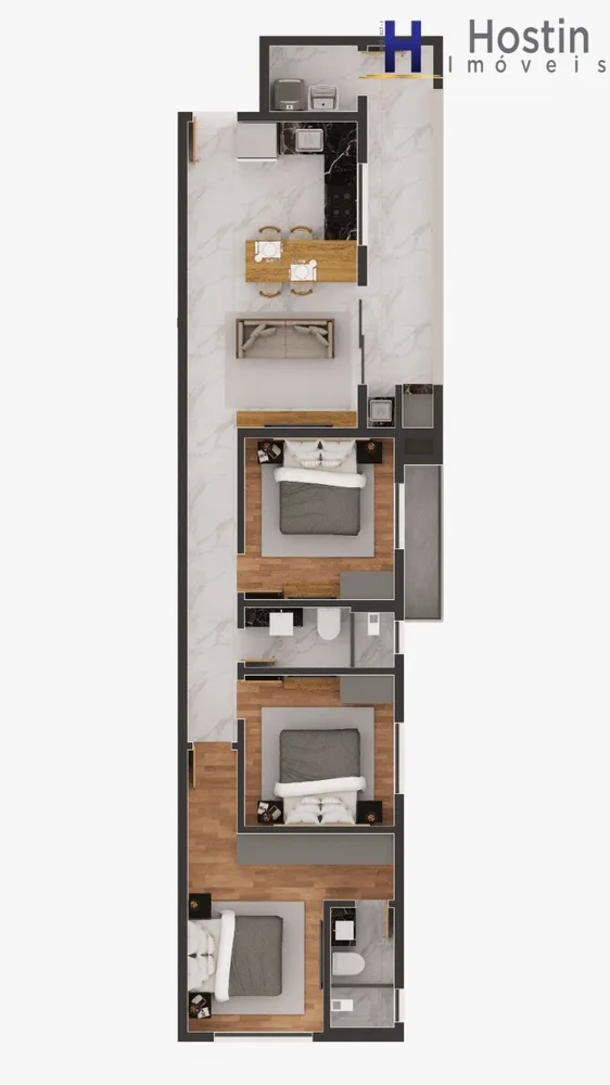Apartamento, 2 quartos, 58 m² - Foto 7