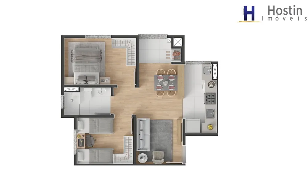 Apartamento, 2 quartos, 47 m² - Foto 15