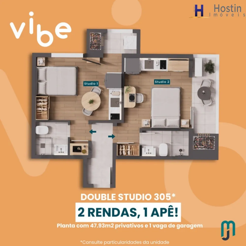 Apartamento, 2 quartos, 77 m² - Foto 3