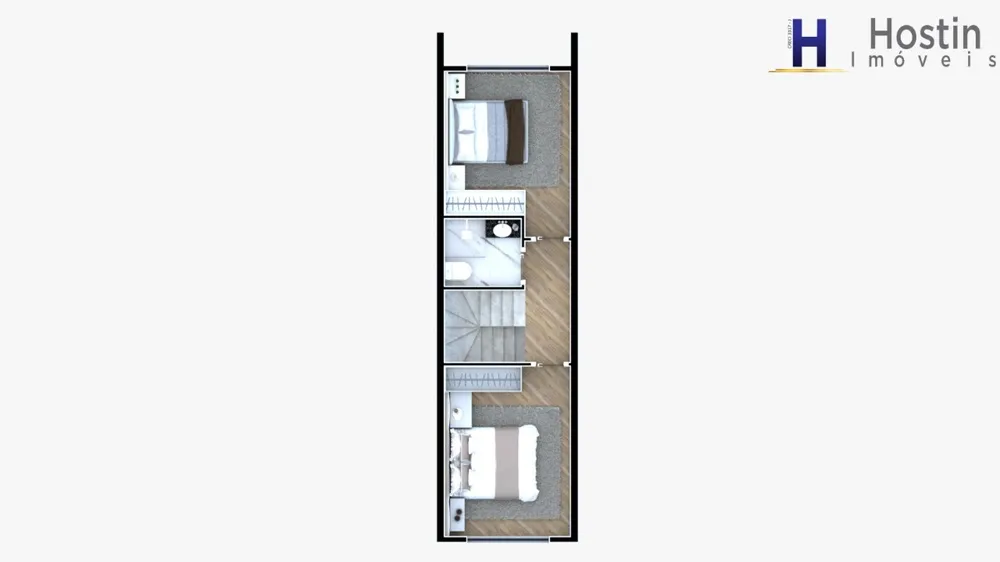 Sobrado, 2 quartos, 64 m² - Foto 13