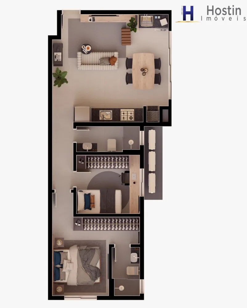 Apartamento, 2 quartos, 57 m² - Foto 7