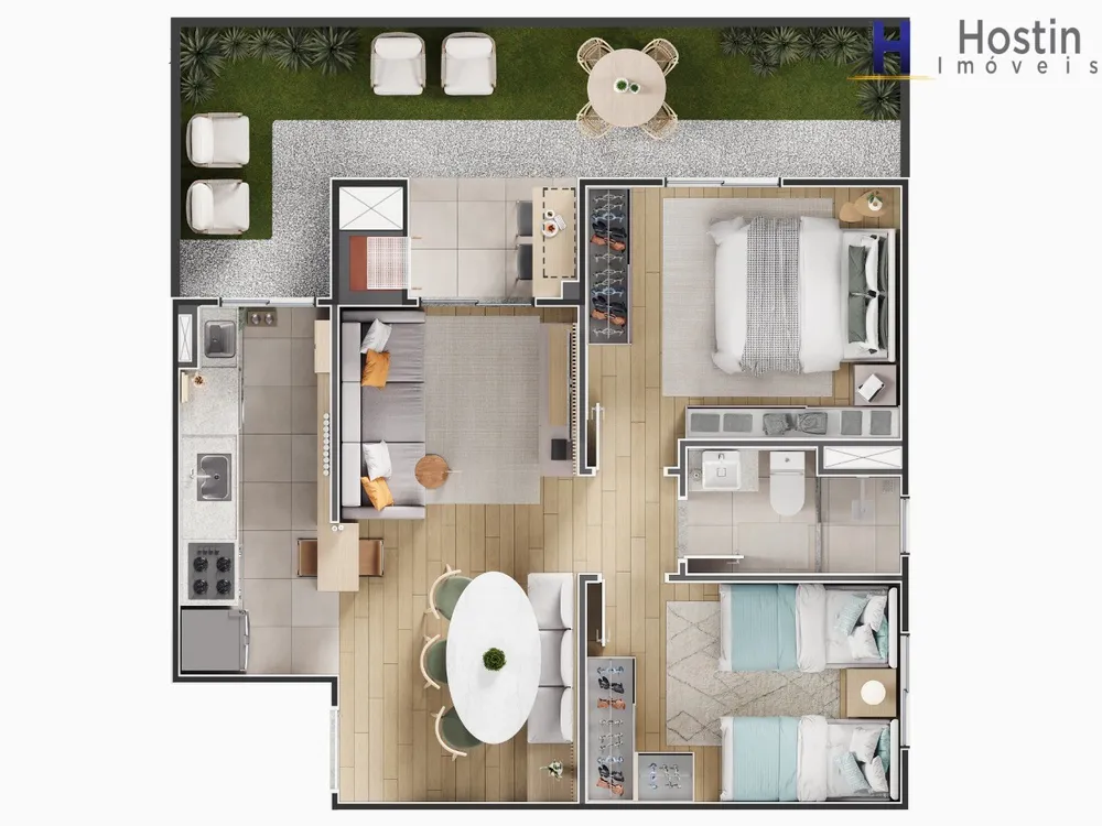 Apartamento, 2 quartos, 46 m² - Foto 13