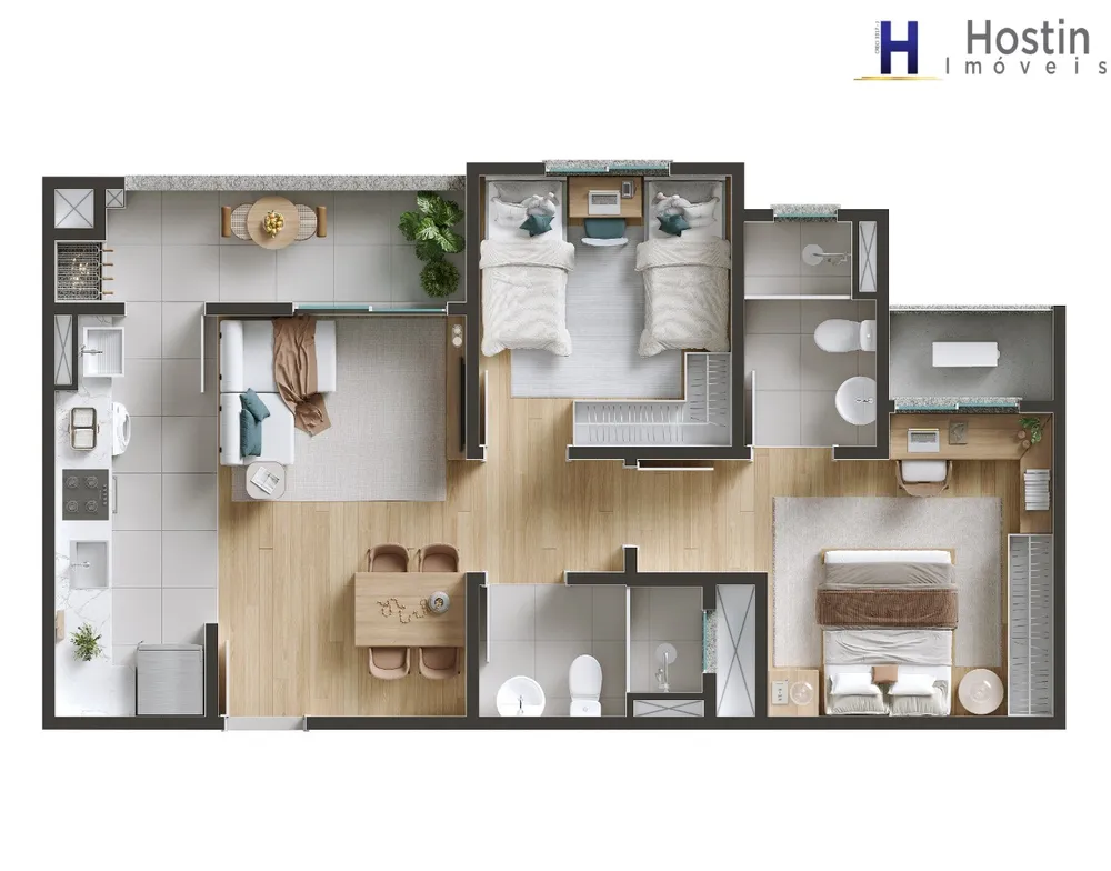 Apartamento, 2 quartos, 63 m² - Foto 16