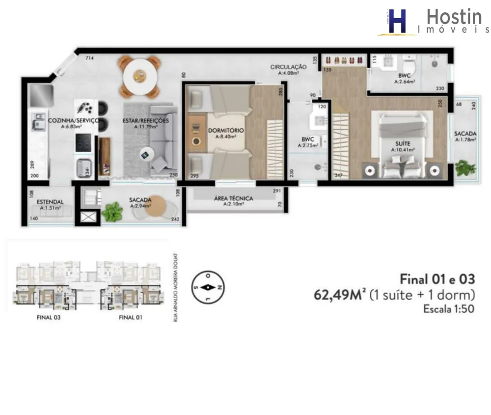 Apartamento, 2 quartos, 62 m² - Foto 11