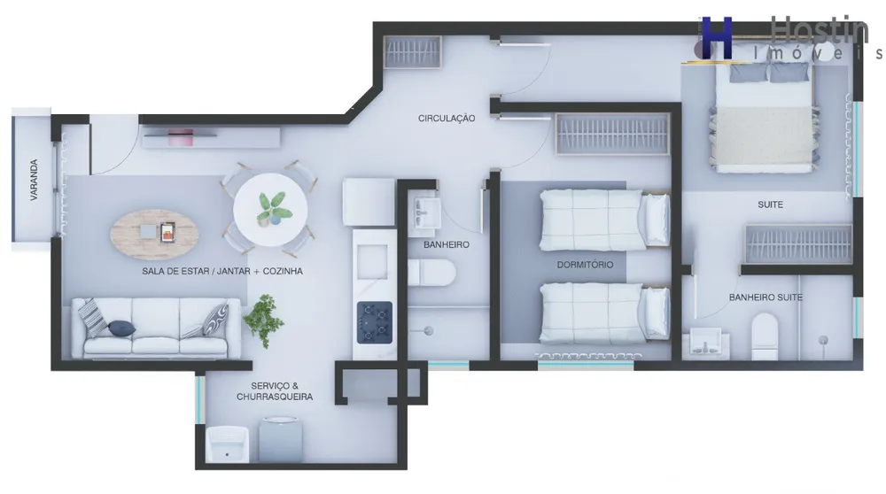 Apartamento, 2 quartos, 58 m² - Foto 10