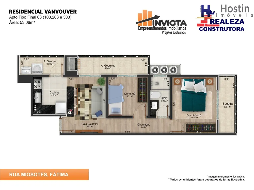 Cobertura, 2 quartos, 44 m² - Foto 9