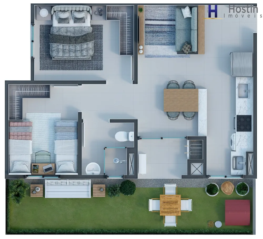 Apartamento, 2 quartos, 50 m² - Foto 12