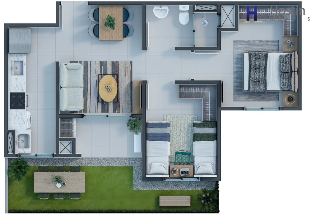 Apartamento, 2 quartos, 50 m² - Foto 13