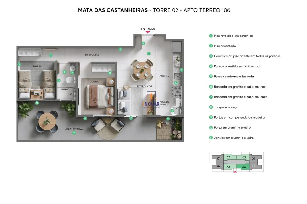 Apartamento, 2 quartos - Foto 14