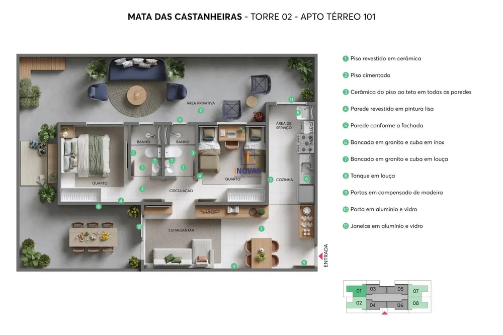 Apartamento, 2 quartos - Foto 13