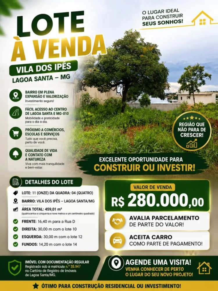Terreno, 459 m² - Foto 1