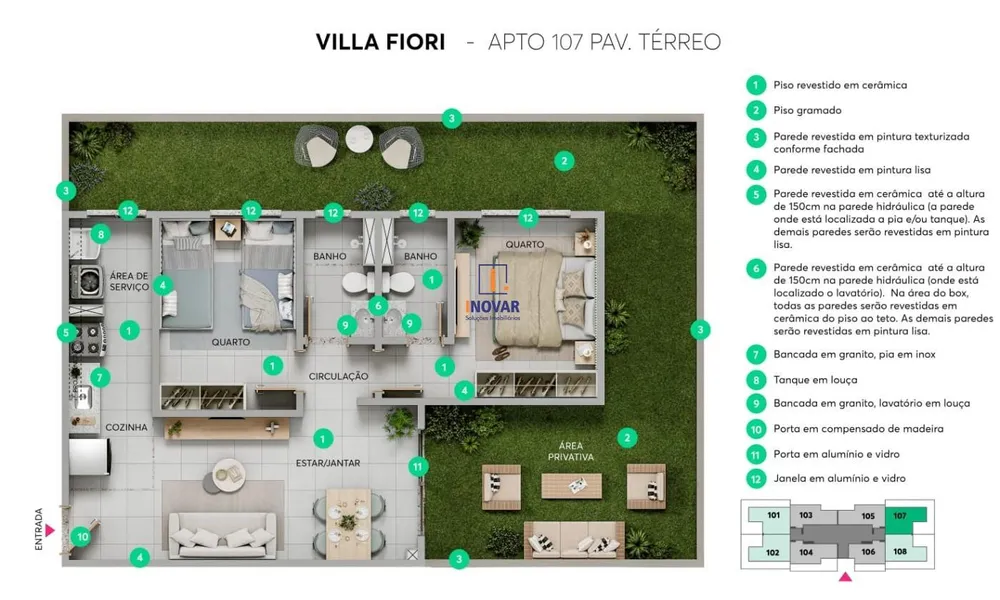 Apartamento, 2 quartos - Foto 8