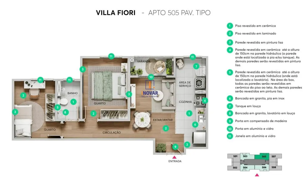Apartamento, 2 quartos - Foto 5