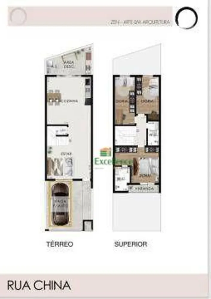 Sobrado, 3 quartos, 90 m² - Foto 3