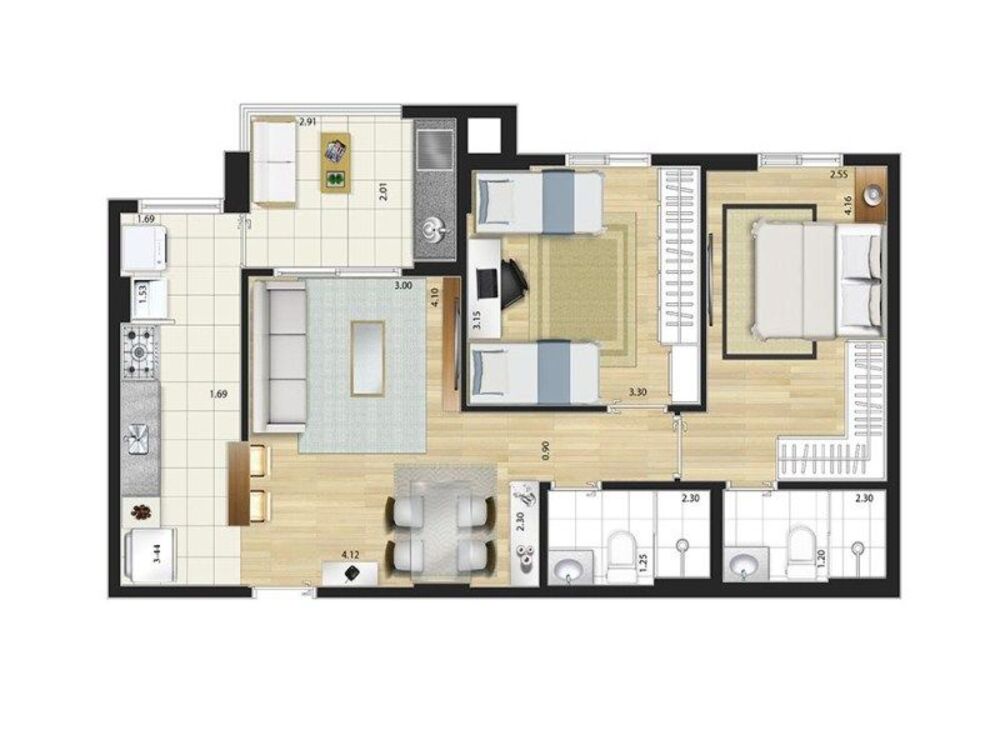 Apartamento, 2 quartos, 70 m² - Foto 16