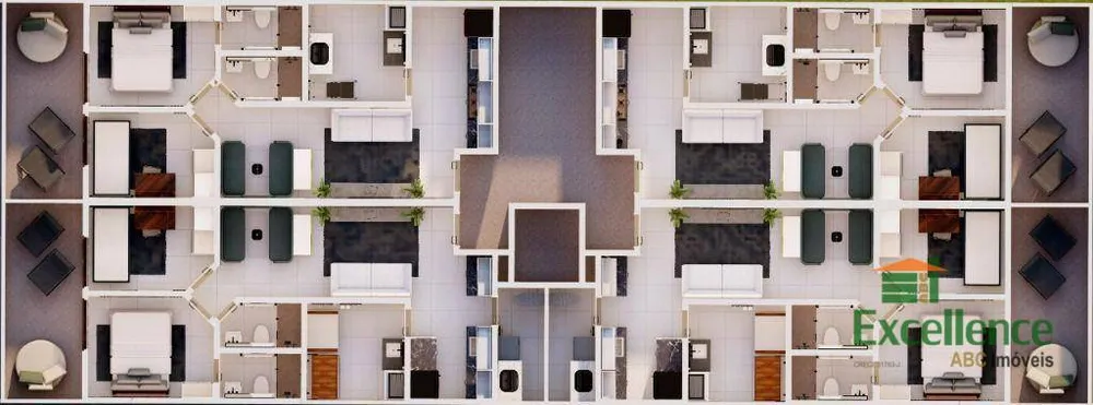 Apartamento, 2 quartos, 64 m² - Foto 2